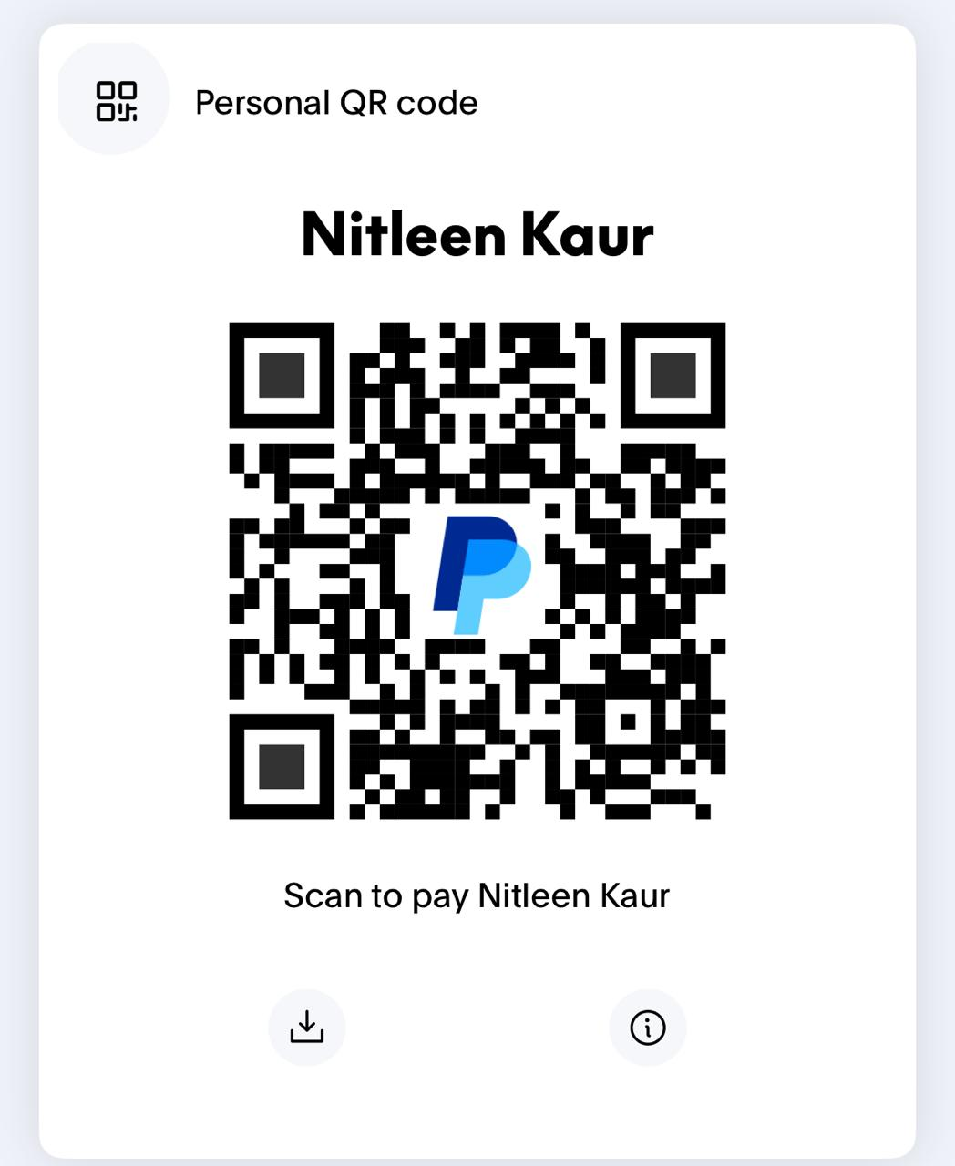 Paypal QR